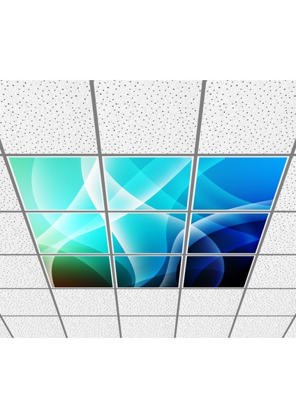 60 x 60 LED Panel Aydınlatma Desenli 3x3 9'lu Grup 46510124SA