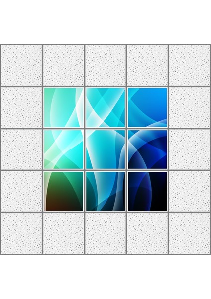 60 x 60 LED Panel Aydınlatma Desenli 3x3 9'lu Grup 46510124SA