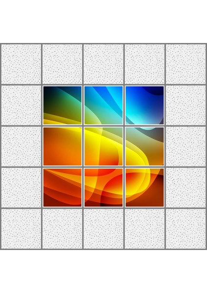 60 x 60 LED Panel Aydınlatma Desenli 3x3 9'lu Grup 46510120SA