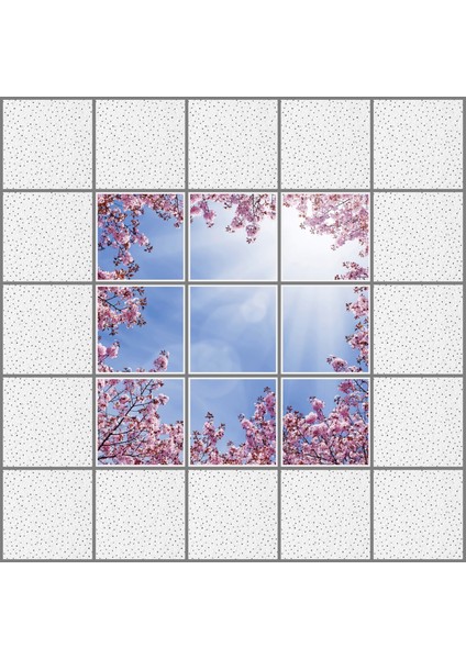 60 x 60 LED Panel Aydınlatma Desenli 3x3 9'lu Grup 46510281SA modelleri