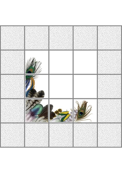 60 x 60 LED Panel Aydınlatma Desenli 3x3 9'lu Grup 46511024SA
