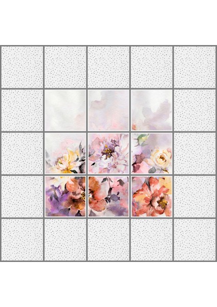 60 x 60 LED Panel Aydınlatma Desenli 3x3 9'lu Grup 46510834SA modelleri