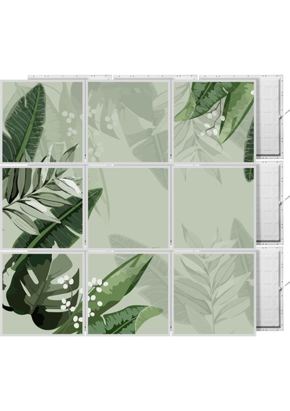 60 x 60 LED Panel Aydınlatma Desenli 3x3 9'lu Grup 46510574SA