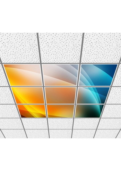 60 x 60 LED Panel Aydınlatma Desenli 3x3 9'lu Grup 46510129SA