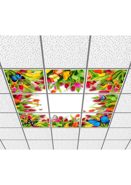60 x 60 LED Panel Aydınlatma Desenli 3x3 9'lu Grup 46510265SA fiyatları