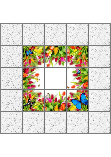 60 x 60 LED Panel Aydınlatma Desenli 3x3 9'lu Grup 46510265SA modelleri