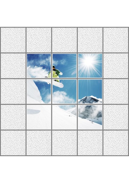 60 x 60 LED Panel Aydınlatma Desenli 3x3 9'lu Grup 46510545SA modelleri