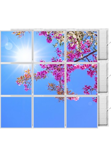 60 x 60 LED Panel Aydınlatma Desenli 3x3 9'lu Grup 46510296SA