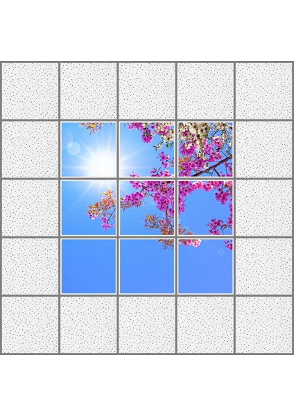60 x 60 LED Panel Aydınlatma Desenli 3x3 9'lu Grup 46510296SA modelleri