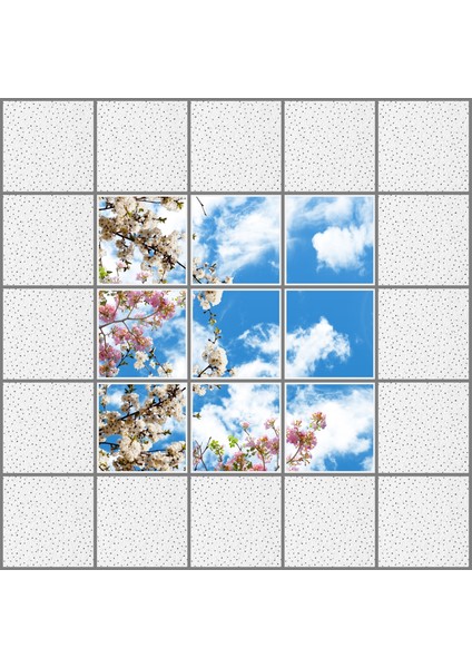 60 x 60 LED Panel Aydınlatma Desenli 3x3 9'lu Grup 46510459SA modelleri