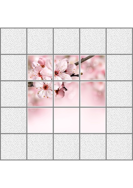 60 x 60 LED Panel Aydınlatma Desenli 3x3 9'lu Grup 46510098SA