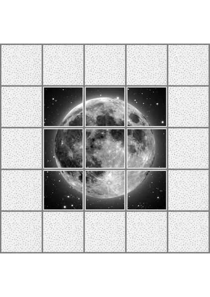 60 x 60 LED Panel Aydınlatma Desenli 3x3 9'lu Grup 46510509SA