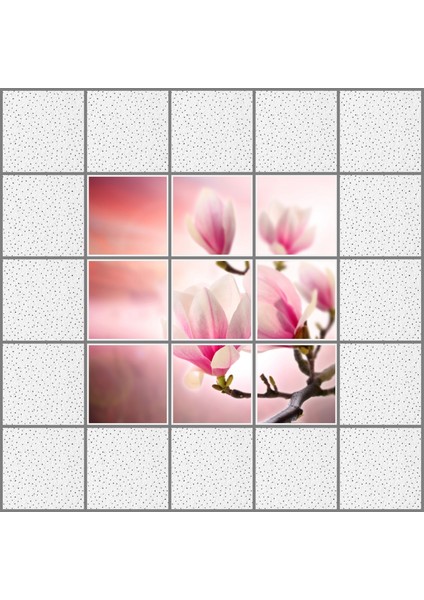 60 x 60 LED Panel Aydınlatma Desenli 3x3 9'lu Grup 46510089SA