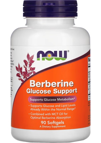 Foods Berberine Glucose Support 90 Softgels usa Menşei