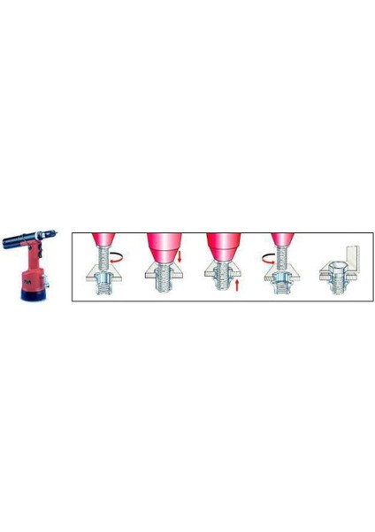 Silindir Sıfır Kafa Çelik Somun Perçin M4 Metrik 4 - 500 Adet