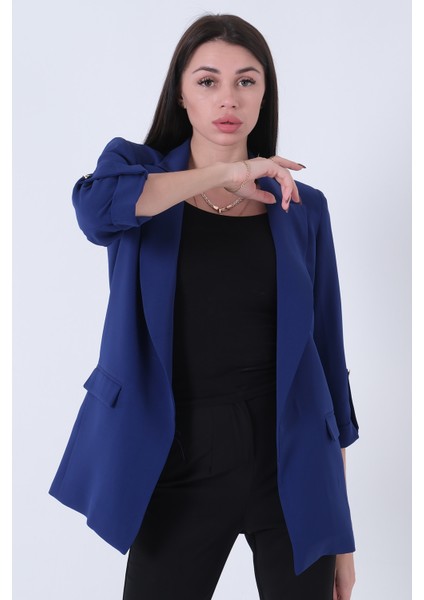 Saks Astarlı Kolları Düğme Toparlamalı Ceket 0105136.26 fiyatları