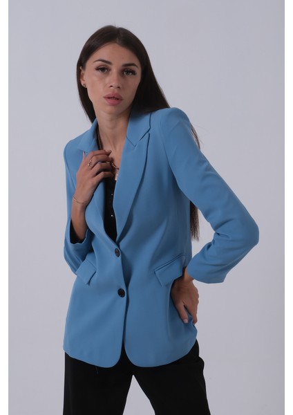 Bebe Mavi Vatkalı Astarlı Blazer Ceket 0105110.449 fiyatları