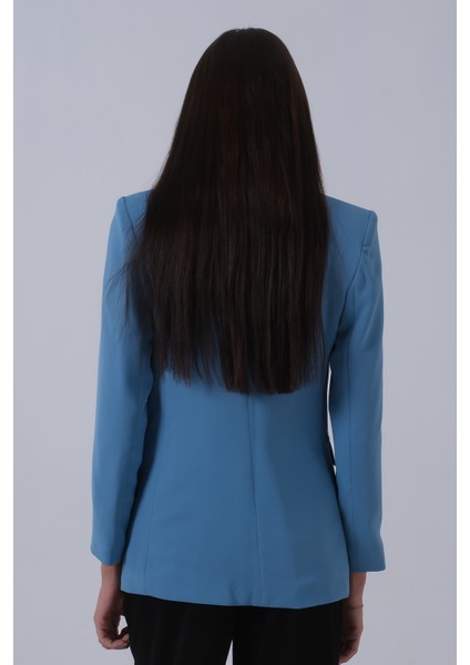 Bebe Mavi Vatkalı Astarlı Blazer Ceket 0105110.449 fırsatları