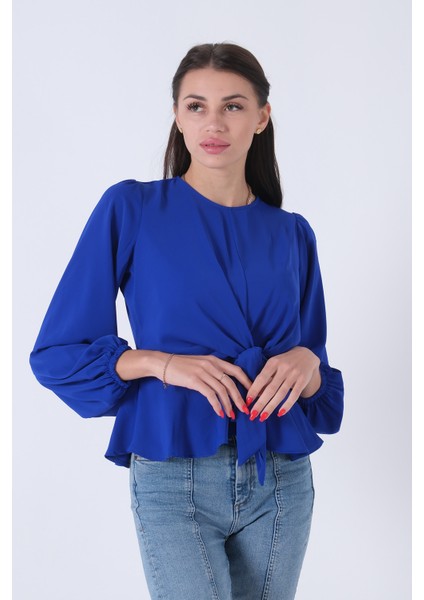 Saks Beli Bağlama Detaylı Bluz 0806546.26 fiyatları