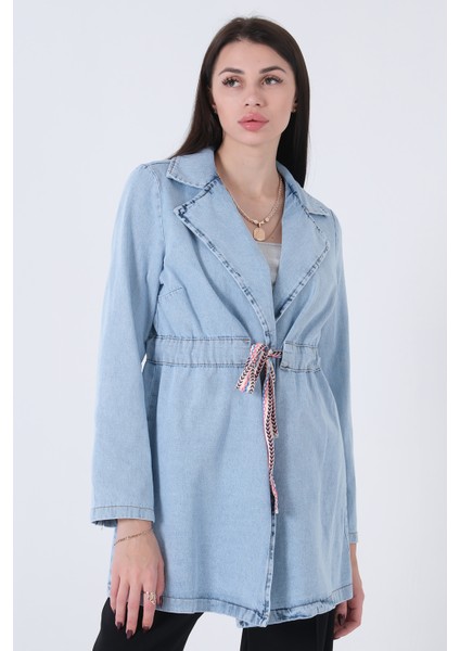 Mavi Belden Bağlamalı Kot Ceket 0809020.16 fiyatları