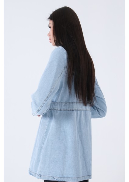 Mavi Belden Bağlamalı Kot Ceket 0809020.16 indirimleri