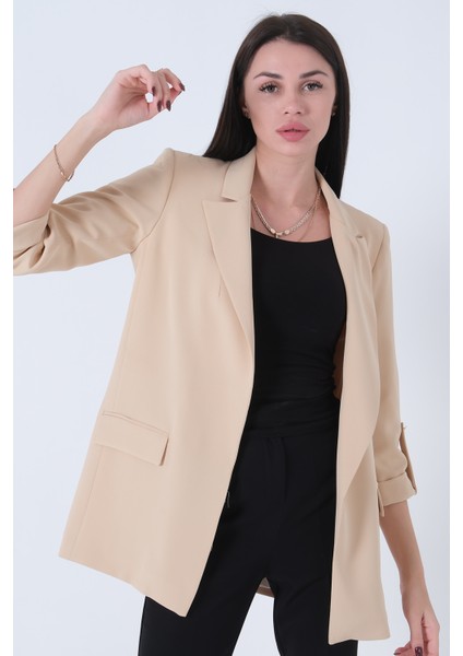 Taş Astarlı Kolları Düğme Toparlamalı Ceket 0105136.50 modelleri