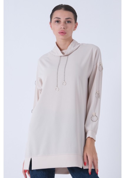 Taş Zincir ve Halka Detaylı Tunik 4631002.50