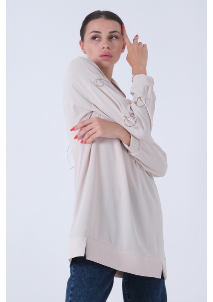 Taş Zincir ve Halka Detaylı Tunik 4631002.50