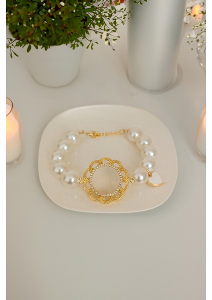 Yarım Altın Çerçevesi Bileklik Yarım Altın Takılan Bileklik,yarım Altınlı Bileklik,çeyrekli Bileklik,yarım Altın Uyumlu Bileklik modelleri