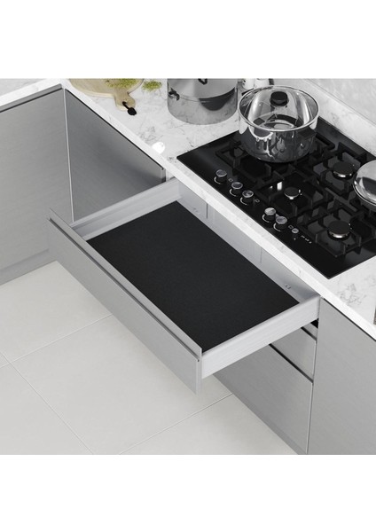 S 2291 B 1 Kaydırmaz Çekmece Içi Örtüsü - Siyah 100 cm