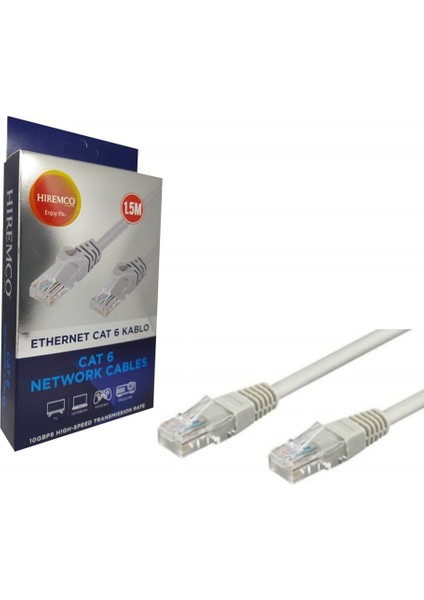 1.5m Cat6 Network Ethernet Kablo