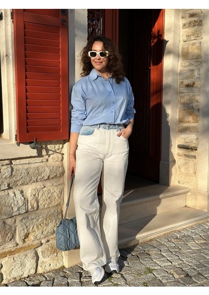 Denim Garnili Pamuklu Jean indirimleri