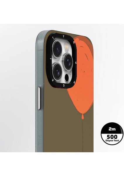 Apple iPhone 14 Uyumlu Kılıf Magsafe Şarj Özellikli Youngkit Orange Serisi Flying Balloon Kapak Turuncu fiyatları