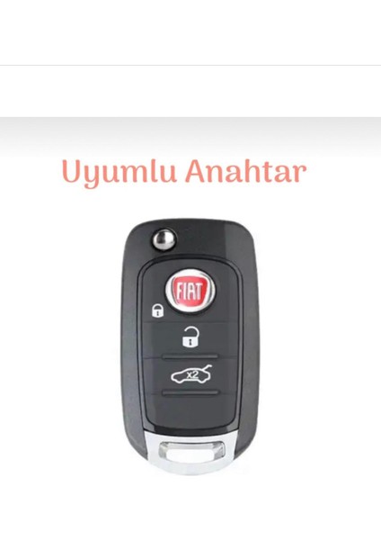 Fiat Egea 500X Uyumlu Anahtar Koruma Kılıfı Siyah/Gold fiyatları