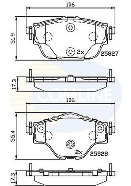 Fren Balatası Citroen Arka C4 Pıcasso 2013>