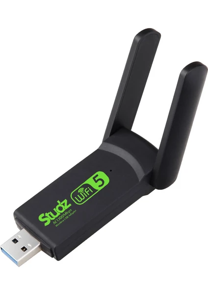 Dual Band USB 3.0 Adaptör Kablosuz Wifi Alıcı  AC1300  Wireless Adaptör