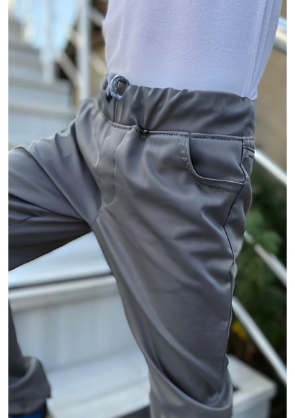 Çocuk Lastik Belli Esnek Rahat Trend Ilkokul Pantolonu