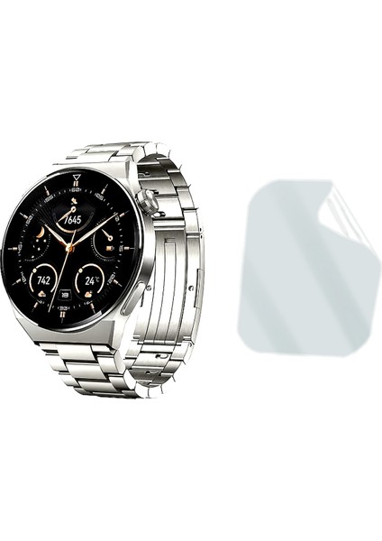 Huawei Watch Gt3 Pro Saat Uyumlu Uv Nano Kırılmaz Cam Ekran Koruyucu film 43 mm 8684609410723