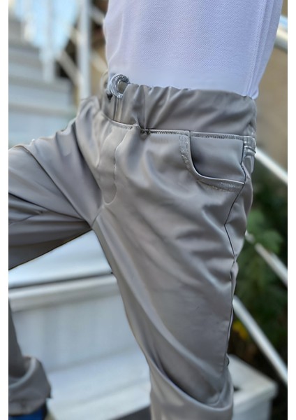 Çocuk Lastik Belli Esnek Rahat Trend Ilkokul Pantolonu modelleri