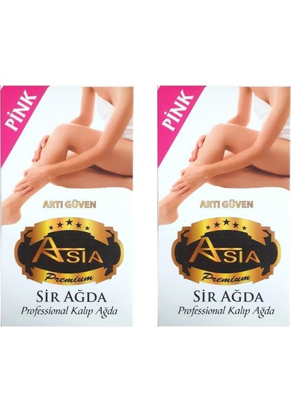 Kalıp Sir Ağda Pudralı Pembe 500 Gr. (2 Adet)