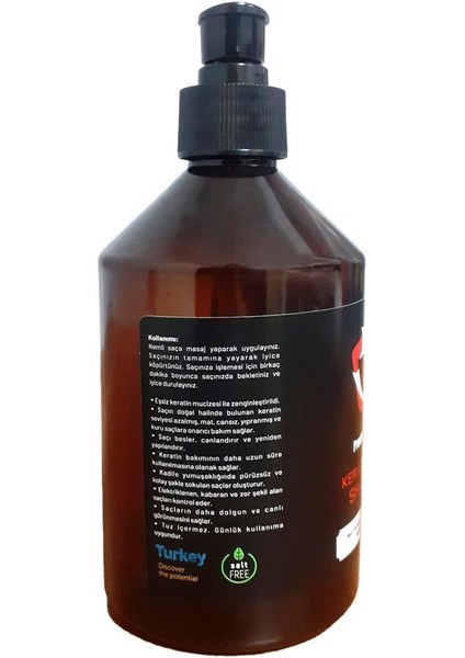 Professional Keratin Botox Saç Şampuanı Hair Shampoo 500 Ml.