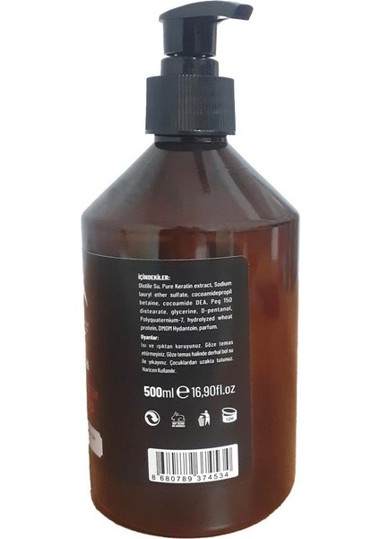 Professional Keratin Botox Saç Şampuanı Hair Shampoo 500 Ml.