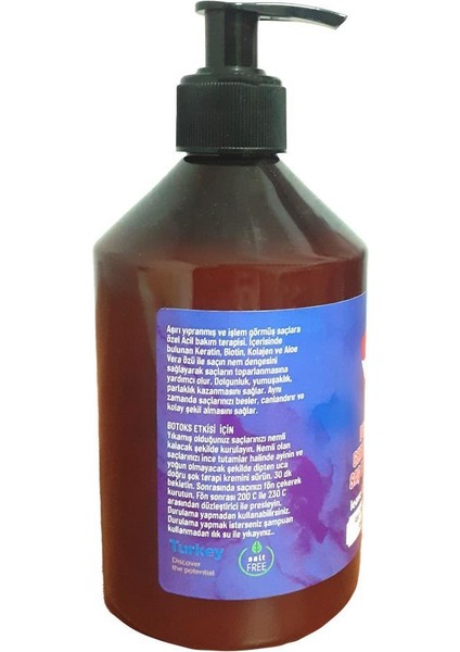 Professional Durulama Gerektirmeyen Saç Bakım Kremi Hair Leave In Conditioner 500 Ml.