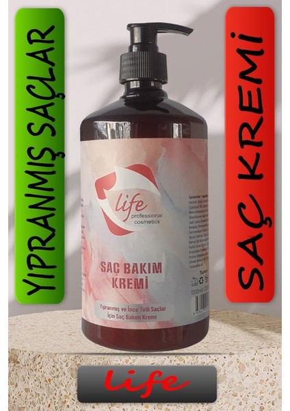 Professional Saç Bakım Kremi Hair Conditioner 1000 Ml.