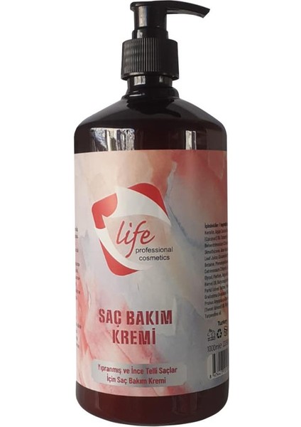 Professional Saç Bakım Kremi Hair Conditioner 1000 Ml.