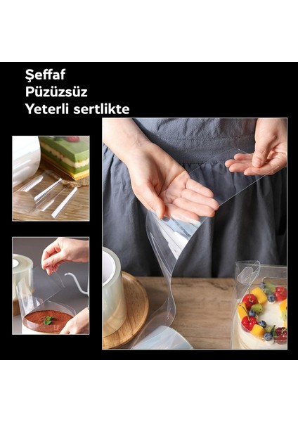 Pasta Krema Tutucu Pasta Kenarı Jelatini 25 Metre