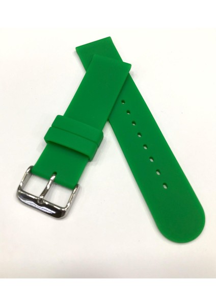 22 mm Renkli Düz Kauçuk Saat Kordonu Kayışı fiyatları