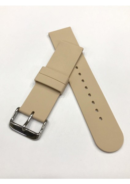 22 mm Renkli Düz Kauçuk Saat Kordonu Kayışı indirimleri