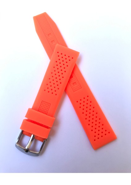 22 mm Renkli Yumuşak Silikon Saat Kordonu Kayışı