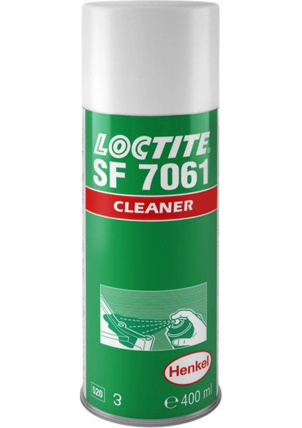 Loctite SF 7061 Metal Yüzey Temizleyici Sprey 400 ml